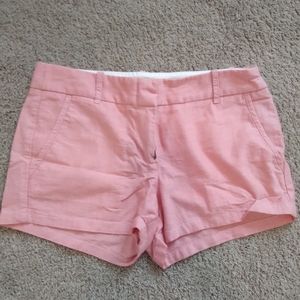J. CREW shorts size 2 salmon color